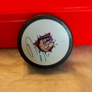 David Desharnais Autographed Hockey Puck
